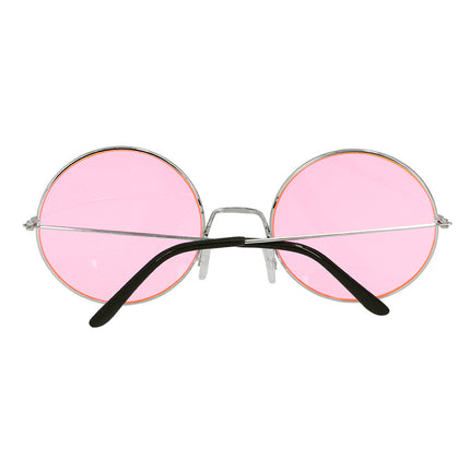 E-Carnavalskleding.nl Hippie bril XL roze