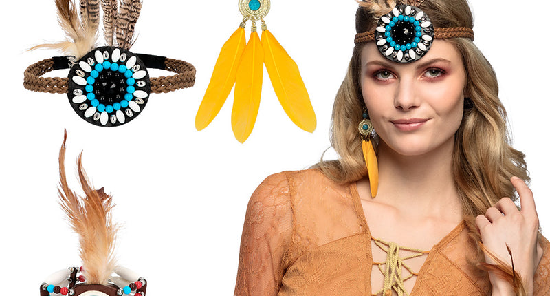 E-Carnavalskleding.nl Hippie sieraden set delight