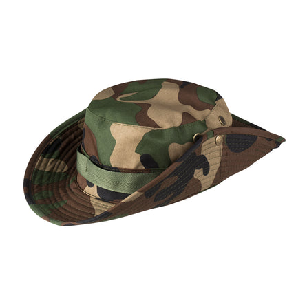 E-Carnavalskleding.nl Hoed Camouflage tropenavonturier