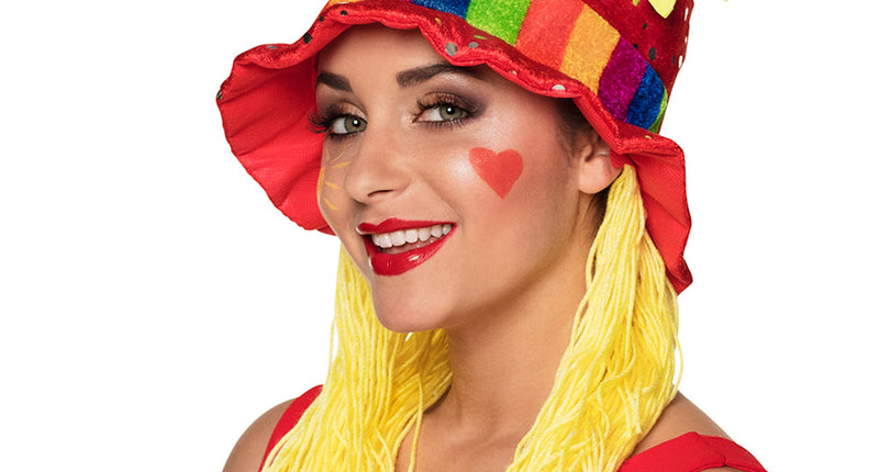 E-Carnavalskleding.nl Hoed Clara clown