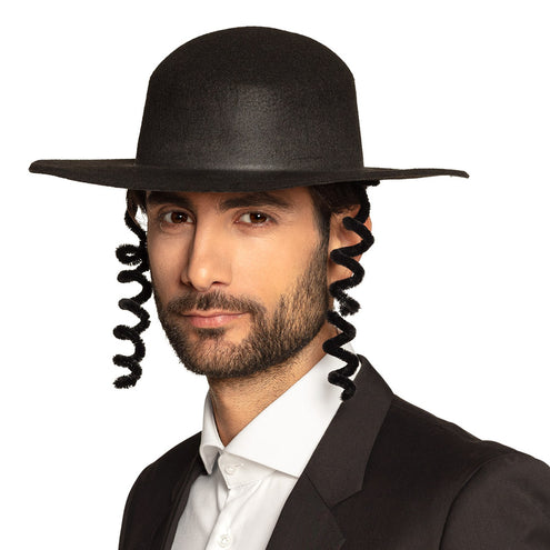E-Carnavalskleding.nl Hoed Rabbi Arnaud