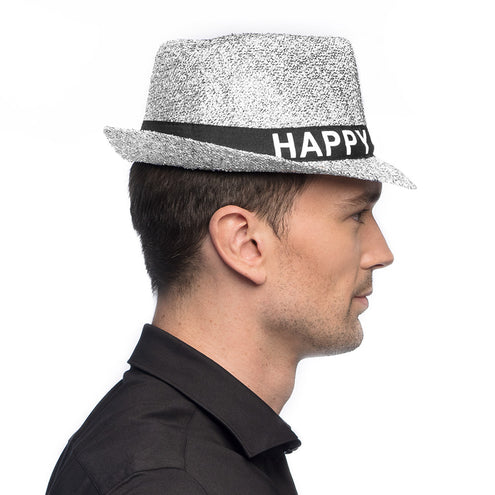 E-Carnavalskleding.nl Hoed Sparkling 'HAPPY NEW YEAR'