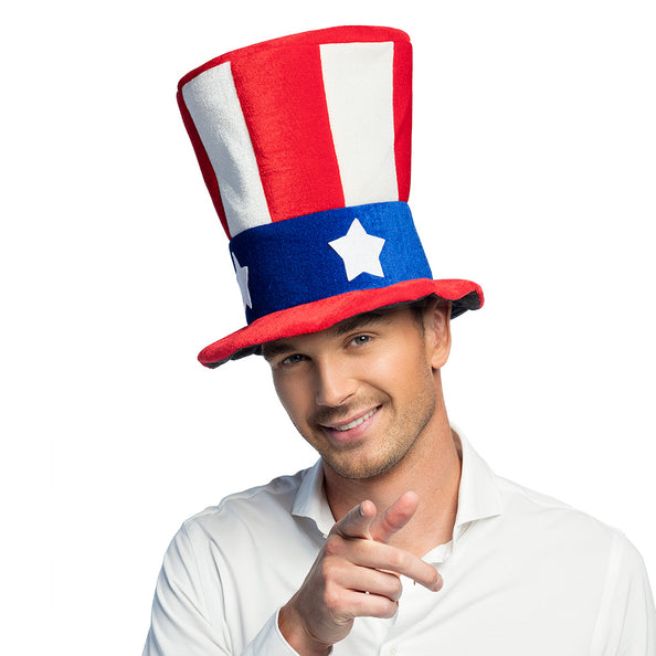 E-Carnavalskleding.nl Hoed Uncle Sam USA