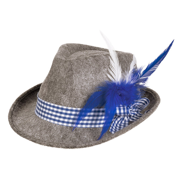 E-Carnavalskleding.nl Hoed Wiesn blauw