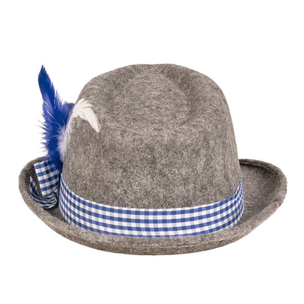 E-Carnavalskleding.nl Hoed Wiesn blauw