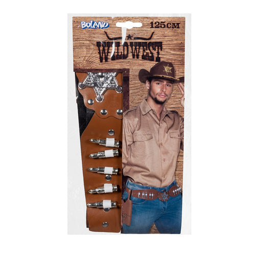 E-Carnavalskleding.nl Holsters cowboy Sheriff bruin