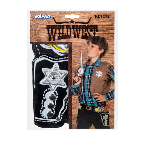 E-Carnavalskleding.nl Holsters kind cowboy Deputy