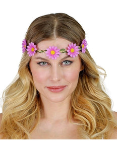 E-Carnavalskleding.nl Hoofdband bloemen paars Julia