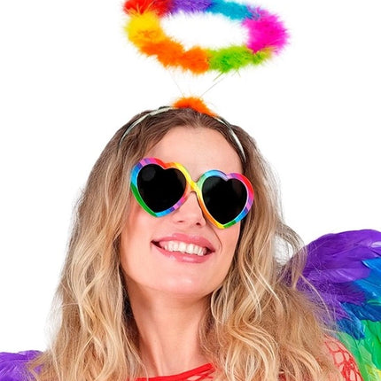 E-Carnavalskleding.nl Hoofdband halo engel regenboog Joep