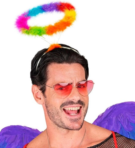 E-Carnavalskleding.nl Hoofdband halo engel regenboog Joep