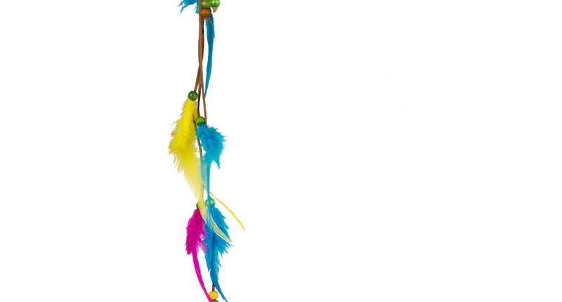E-Carnavalskleding.nl Hoofdband Hippie met veren