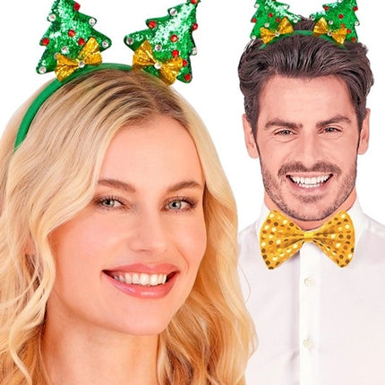 E-Carnavalskleding.nl Hoofdband kerstboom Bram