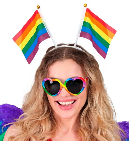 E-Carnavalskleding.nl Hoofdband regenboog vlaggen Siem