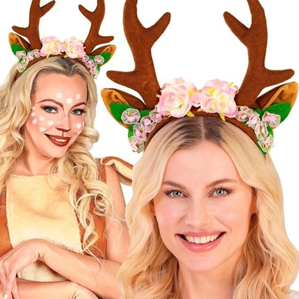 E-Carnavalskleding.nl Hoofdband rendier Evi