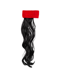 E-Carnavalskleding.nl Hoofdband rood met haar