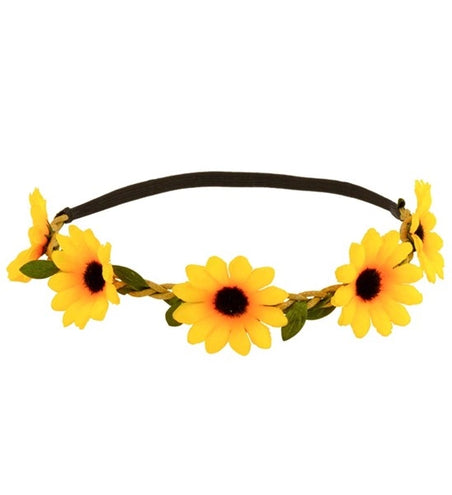 E-Carnavalskleding.nl Hoofdband zonnebloem Vera