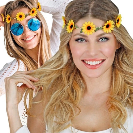 E-Carnavalskleding.nl Hoofdband zonnebloem Vera