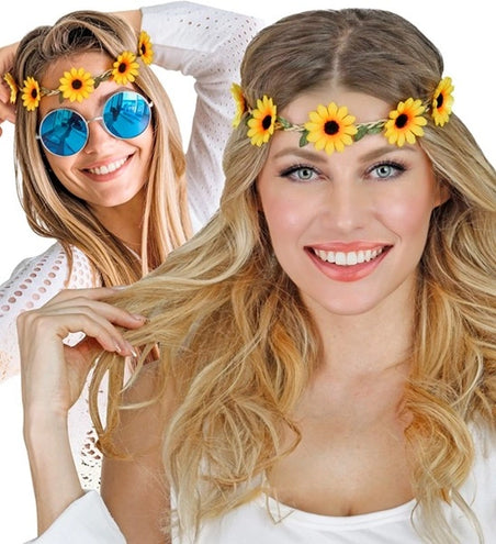 E-Carnavalskleding.nl Hoofdband zonnebloem Vera