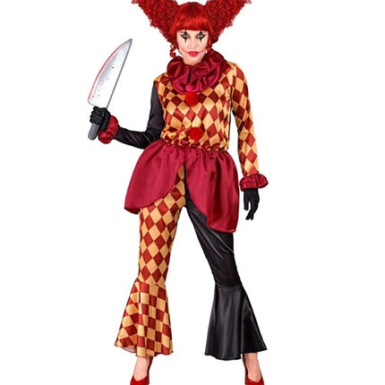 E-Carnavalskleding.nl Horror clown kostuum Sara dames