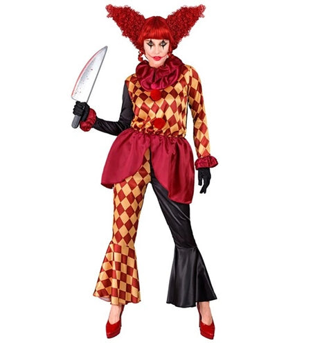 E-Carnavalskleding.nl Horror clown kostuum Sara dames