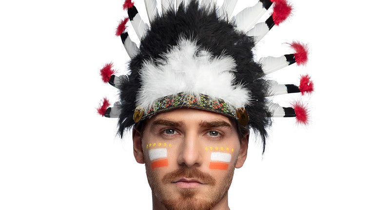 E-Carnavalskleding.nl Indianen tooi Mohawk