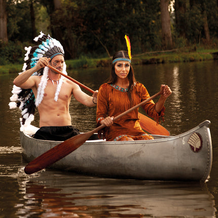 E-Carnavalskleding.nl Indianen tooi Snow wolf groot