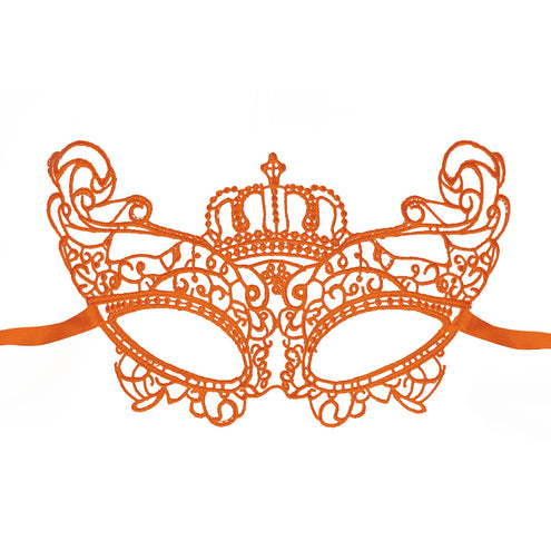 E-Carnavalskleding.nl Kanten masker Oranje