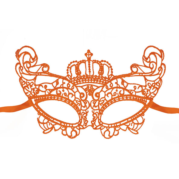 E-Carnavalskleding.nl Kanten masker Oranje