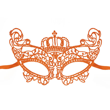 E-Carnavalskleding.nl Kanten masker Oranje