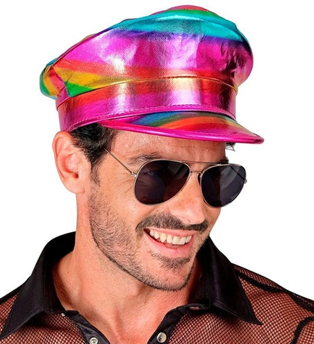 E-Carnavalskleding.nl Kapiteinspet regenboog Lara