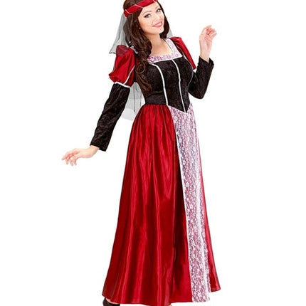 E-Carnavalskleding.nl Kasteelvrouw Anita jurk