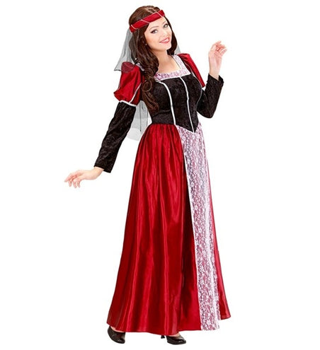 E-Carnavalskleding.nl Kasteelvrouw Anita jurk