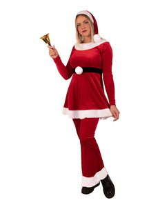 E-Carnavalskleding.nl Kerst dame lang luxe