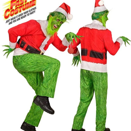 E-Carnavalskleding.nl Kerst monster kostuum Grinch