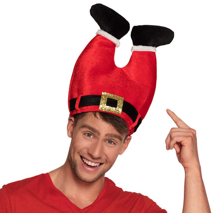 E-Carnavalskleding.nl Kerstmuts broek kerstman
