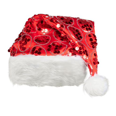 E-Carnavalskleding.nl Kerstmuts Dangling rood