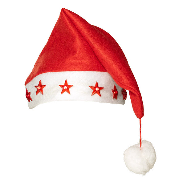 E-Carnavalskleding.nl Kerstmuts Sterren met licht