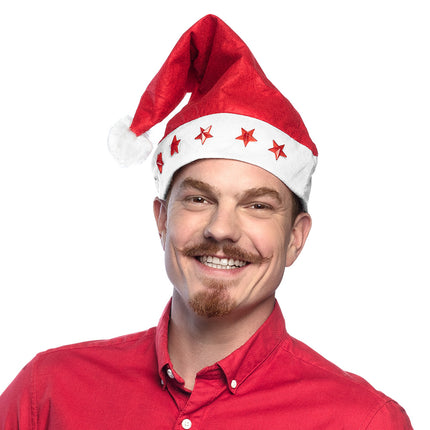 E-Carnavalskleding.nl Kerstmuts Sterren met licht