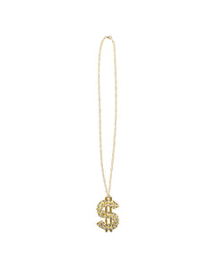 E-Carnavalskleding.nl Ketting Dollar diamonds