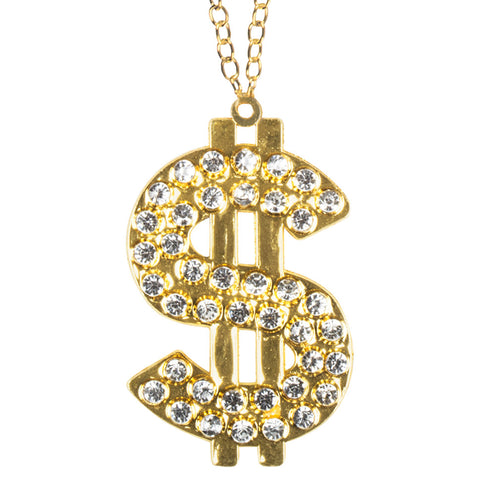 E-Carnavalskleding.nl Ketting Dollar diamonds