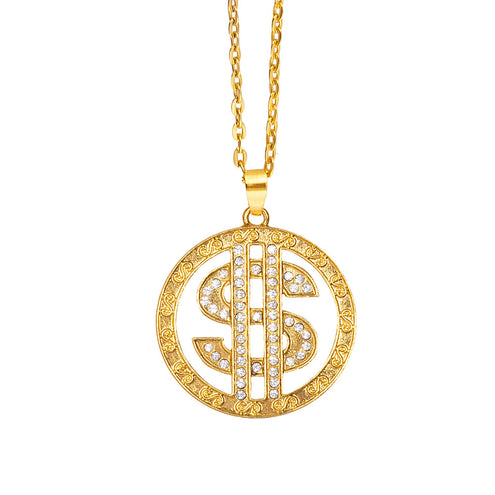E-Carnavalskleding.nl Ketting Dollar gems