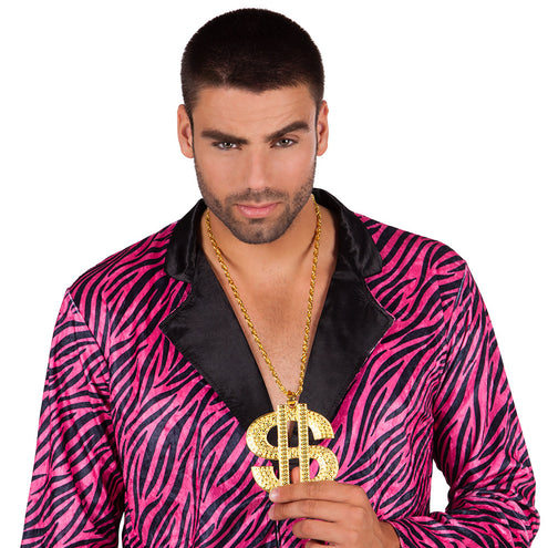 E-Carnavalskleding.nl Ketting Dollar XL