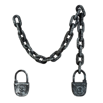 E-Carnavalskleding.nl Ketting Dungeon met slot