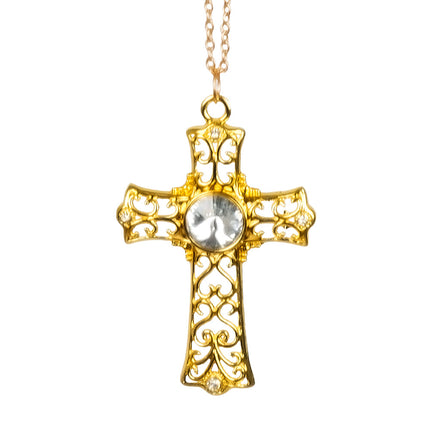 E-Carnavalskleding.nl Ketting Jewel cross