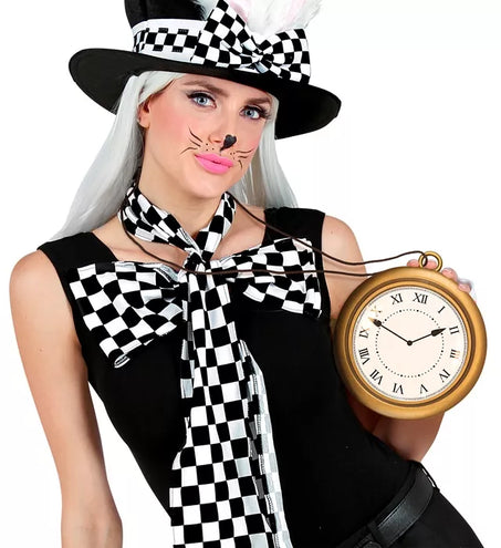 E-Carnavalskleding.nl Ketting met grote klok 20cm Thomas