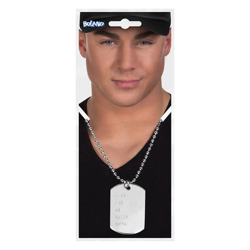 E-Carnavalskleding.nl Ketting Naamplaatje