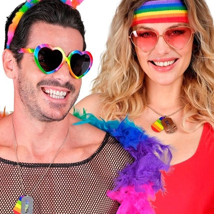 E-Carnavalskleding.nl Ketting pride-tag Eva