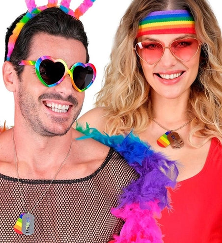 E-Carnavalskleding.nl Ketting pride-tag Eva