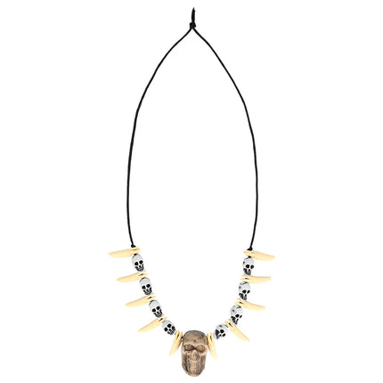E-Carnavalskleding.nl Ketting Schedeltand