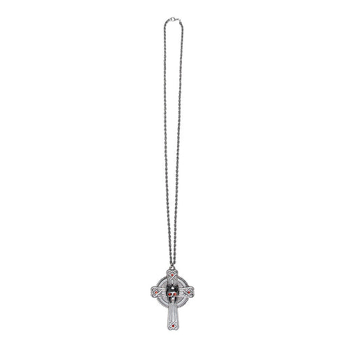 E-Carnavalskleding.nl Ketting Skull cross